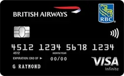 RBC British Airways Visa Infinite card art