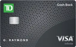 TD CashBack Visa Infinite card art