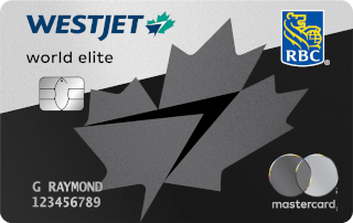 RBC WestJet World Elite Mastercard card art